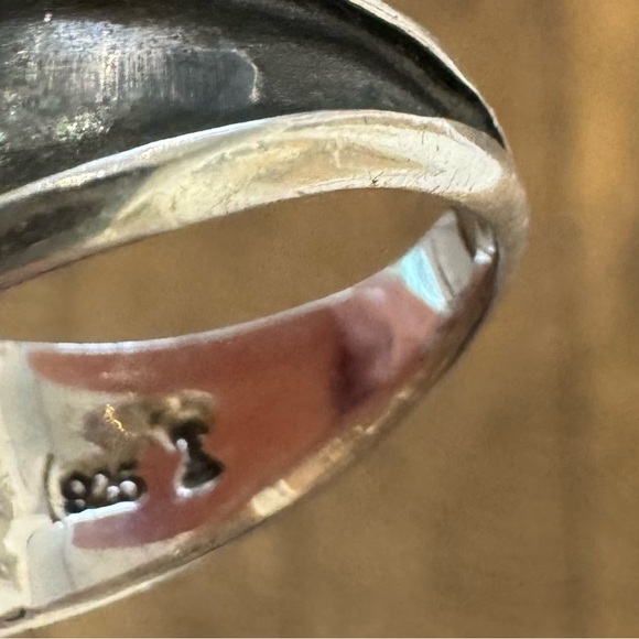 Turquoise Silver Ring - Picture 4 of 6